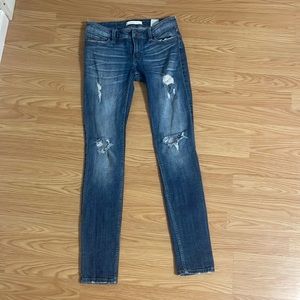 Low rise skinny jeans size 3